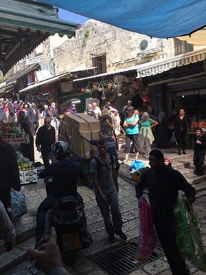 Old Jerusalem market (photo by Traci Blackmon)