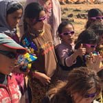Coloring the desert with toys for refugees